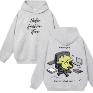 Hoodie Fashion Store Xám Họa Tiết Con Ếch